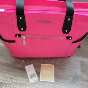Brand new Michael Kors Bright Pink Polly Tote